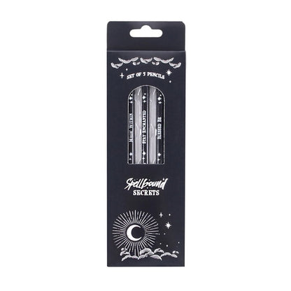 Pack of 5 Spellbound Secrets Pencils