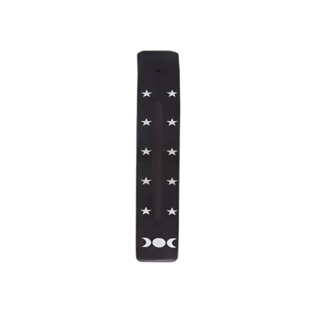 Triple Moon Wooden Incense Ash Catcher